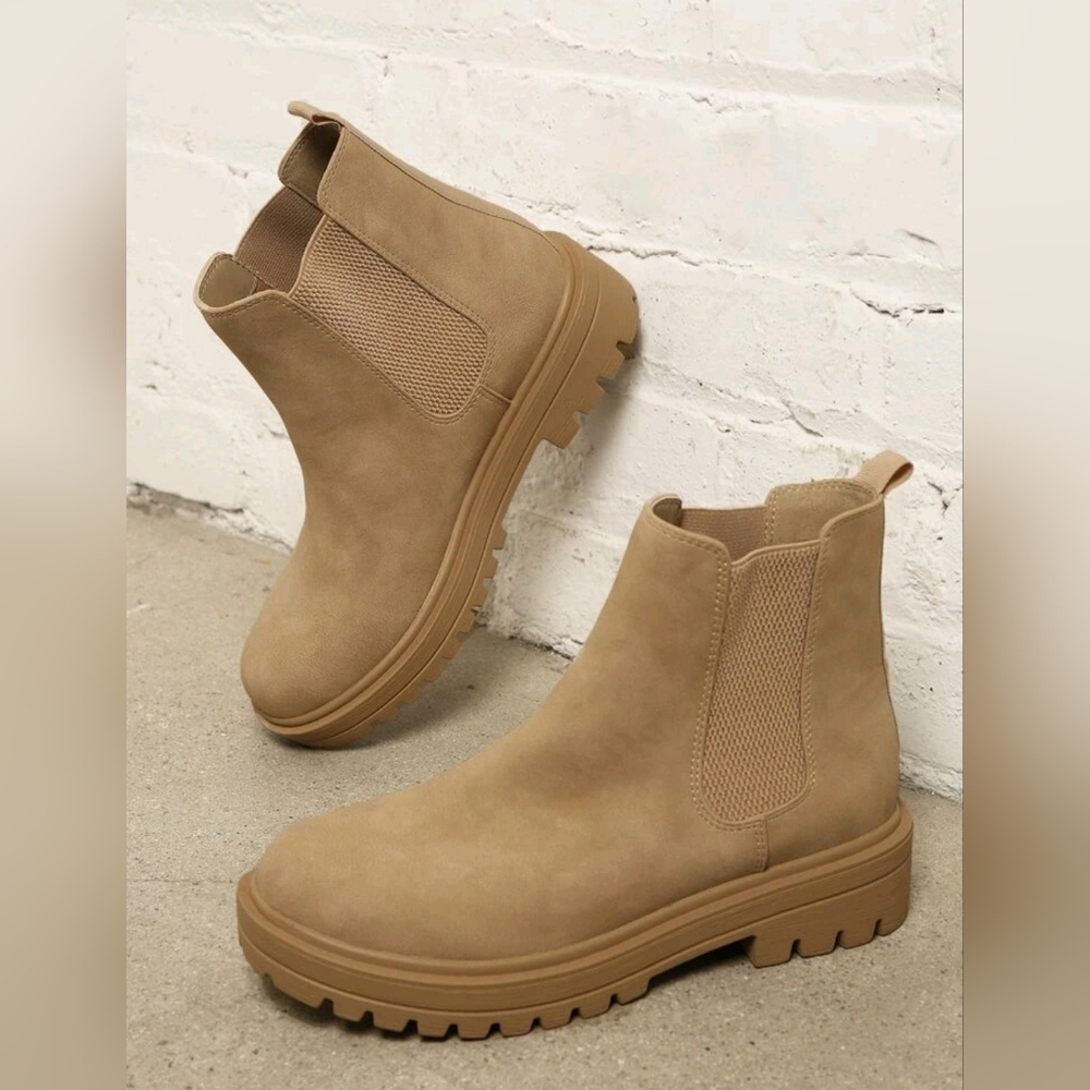 Shein khaki new boots